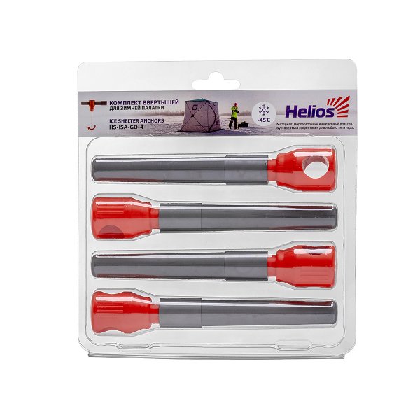 Комплект ввертышей для зимне палатки (-45), (4шт./уп) Helios
