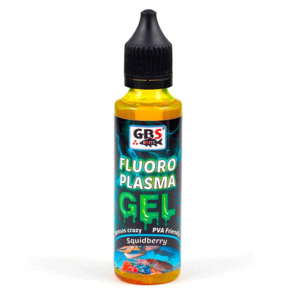 Флюоресцентный гель GBS "Fluoro Plazma" Squidberry Кальмар ягоды