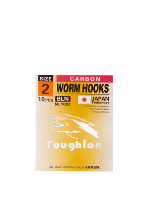 Крючки Toughlon WORM HOOKS (1003)