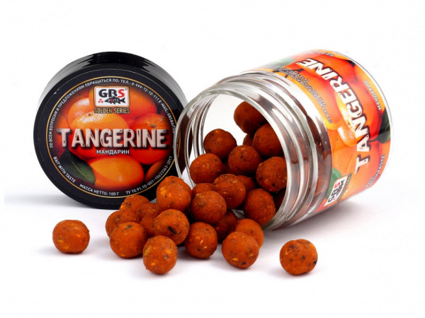 Бойлы GBS насадочные Tangerine Мандарин 15мм (100 г, банка) 