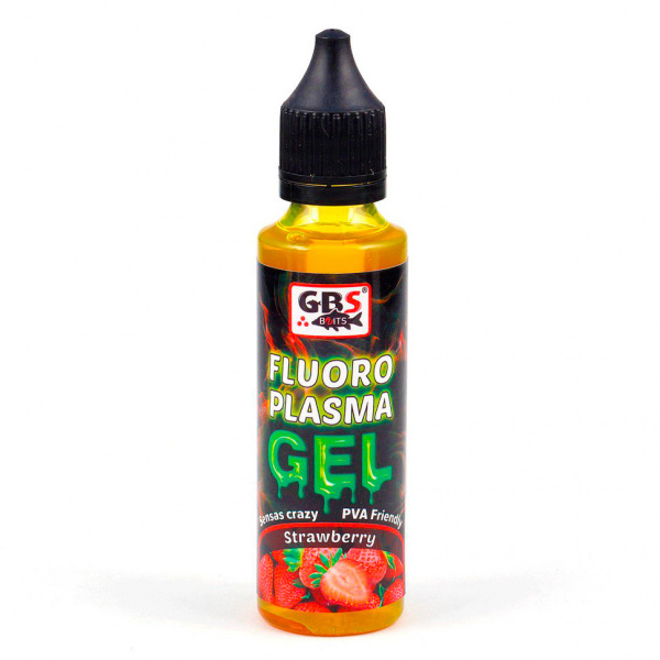 Флюоресцентный гель GBS "Fluoro Plazma" Strawberry Клубника